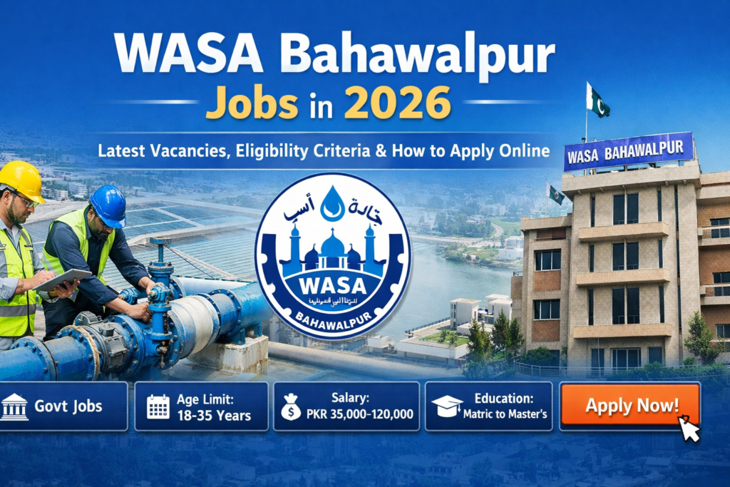 WASA Bahawalpur Jobs in 2026