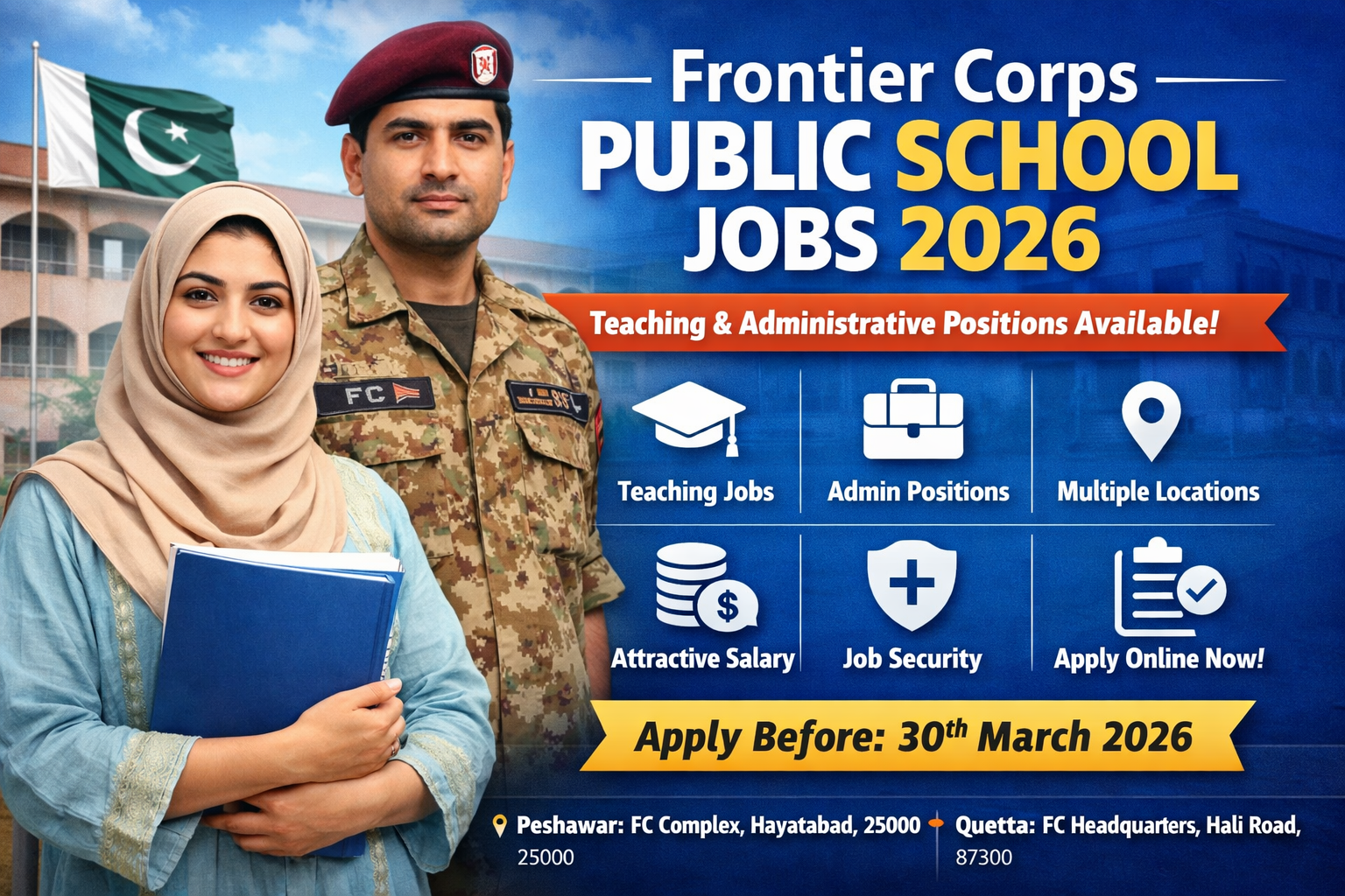Frontier Corps Public School Jobs 2026