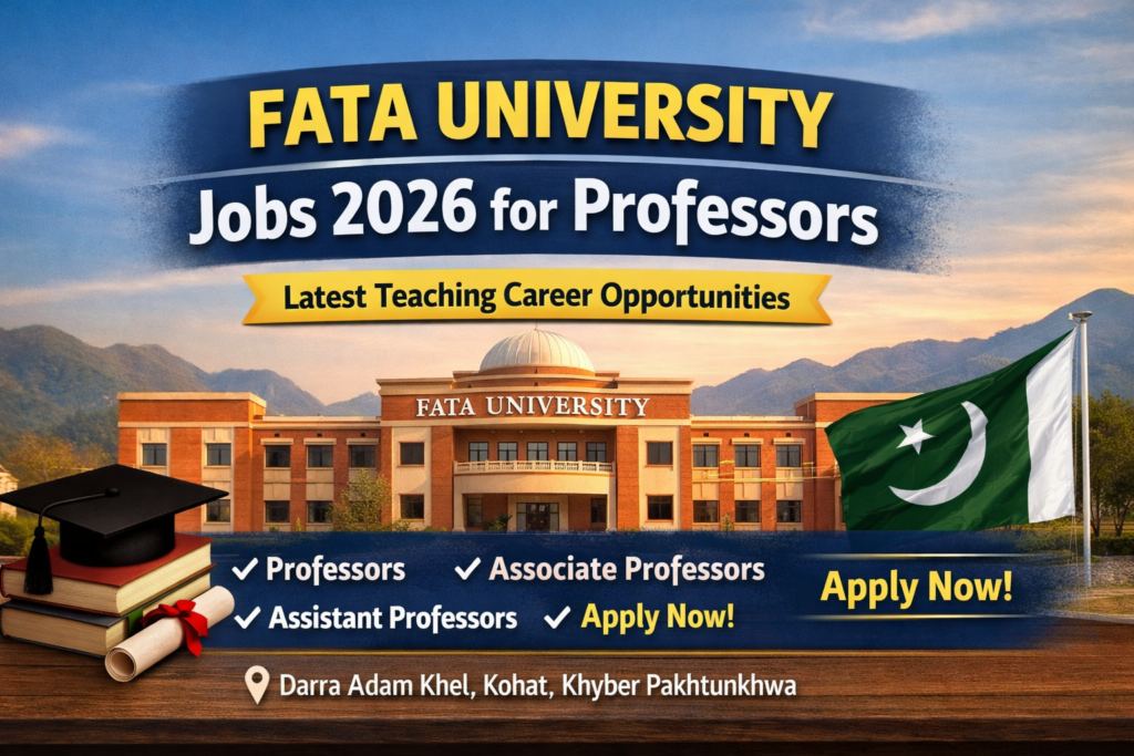 FATA University Jobs 2026 for Professors