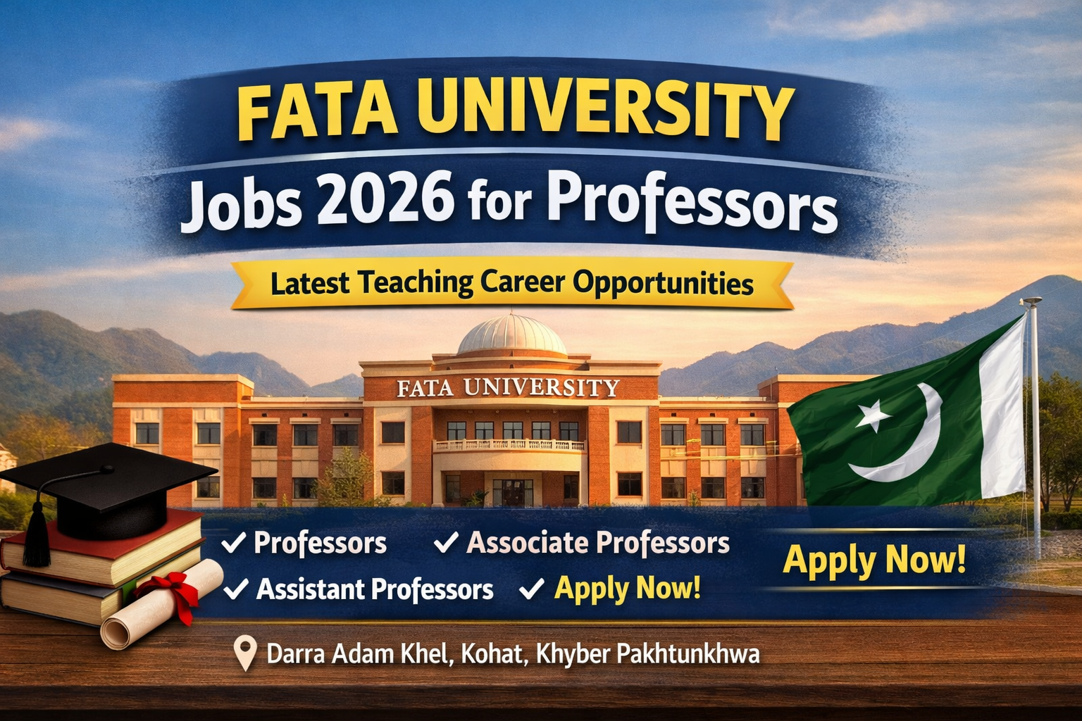 FATA University Jobs 2026 for Professors