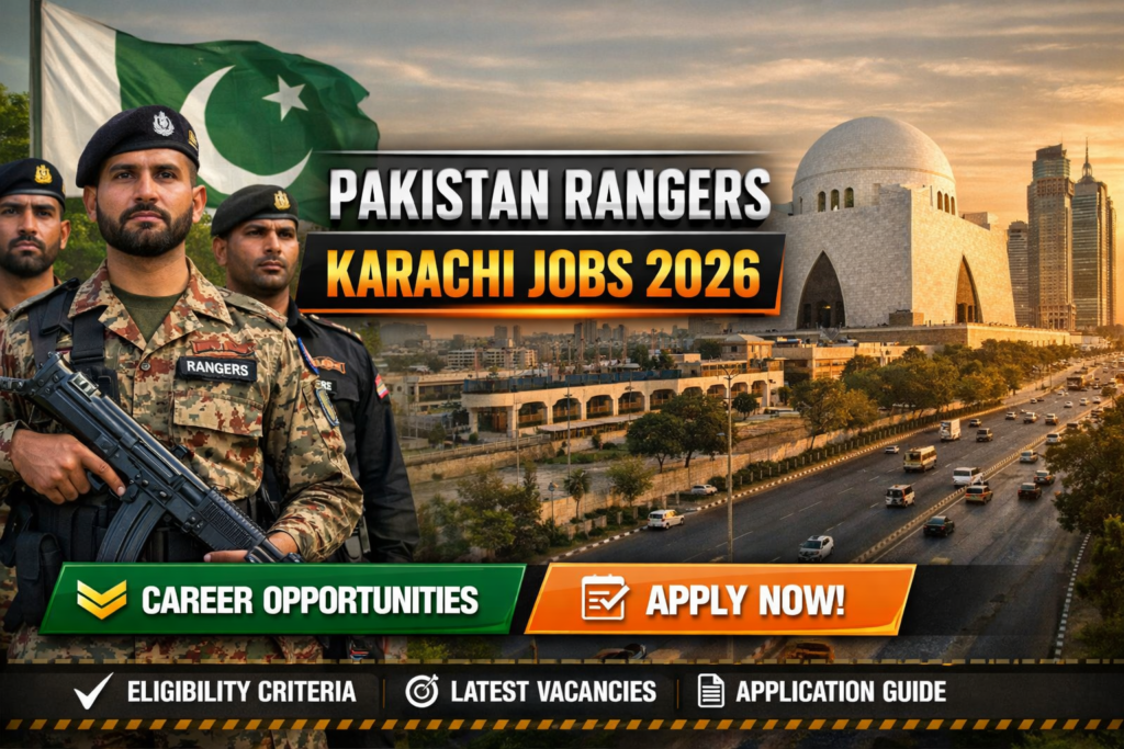 Pakistan Rangers Karachi Jobs 2026
