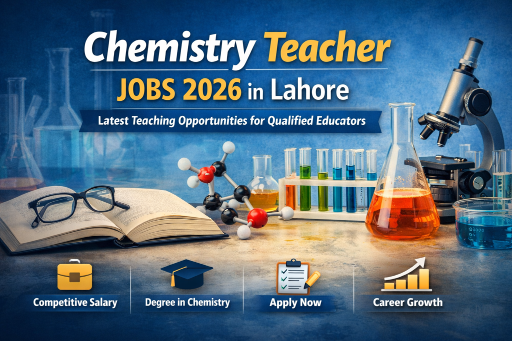 Chemistry Teacher Jobs 2026 in Lahore