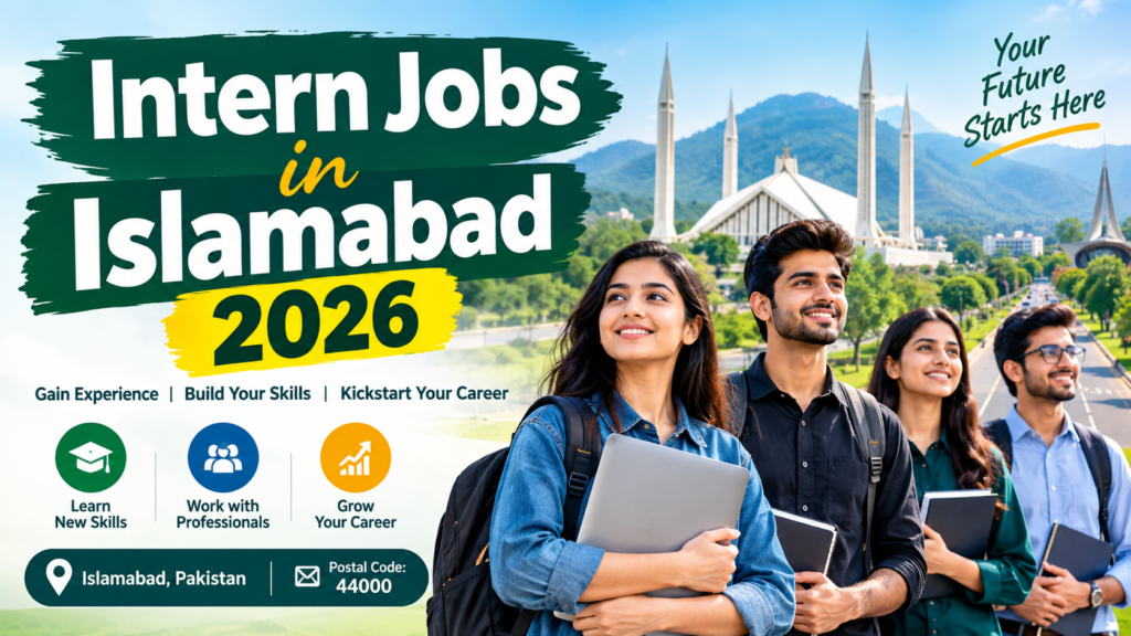Intern Jobs in Islamabad 2026
